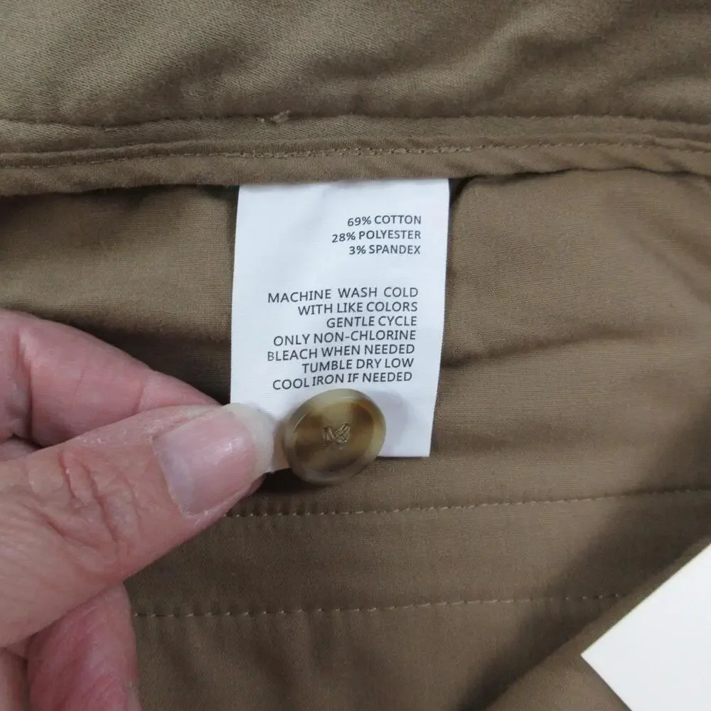Hawker Rye Pants Mens 38 Brown Chino Athletic Straight Flat Front 37x30.5* NWT